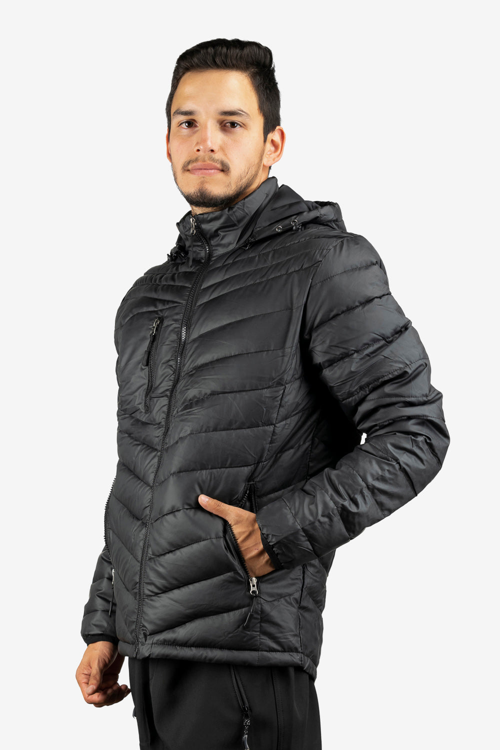 Parka Termica Outdoor Elbrus Hombre Negro Blue Mountain Blue Mountain